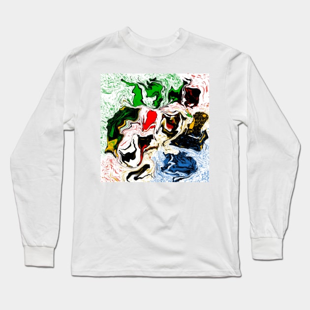 Art Piece 112319 by Orchidinkle Long Sleeve T-Shirt by Orchid's Art